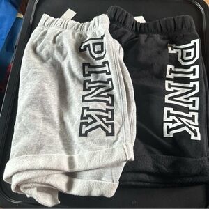 Vs pink boyfriend shorts sets